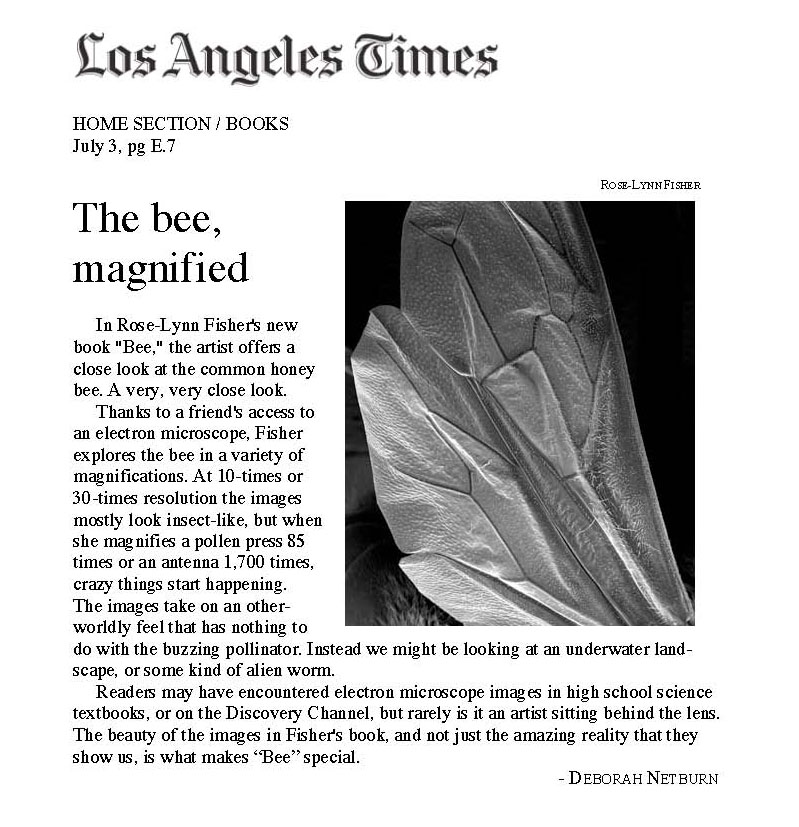 fisher latimes BEE